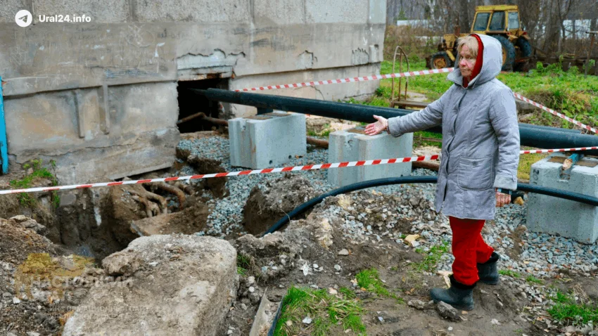 Трубы замерзли за&nbsp;ночь: посёлок в&nbsp;Челябинской области остался без&nbsp;воды